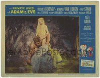 2f848 PRIVATE LIVES OF ADAM & EVE LC #4 '60 sexy Mamie Van Doren as Eve & Marty Milner as Adam!