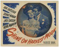 2f904 SHINE ON HARVEST MOON LC '44 c/u of Dennis Morgan nuzzling Ann Sheridan in low-cut outfit!