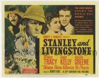 2f412 STANLEY & LIVINGSTONE TC '39 Spencer Tracy & Hardwicke as the famed explorers of Africa!
