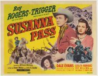 2f433 SUSANNA PASS TC R56 Roy Rogers with Trigger, Dale Evans & The Riders of the Purple Sage!