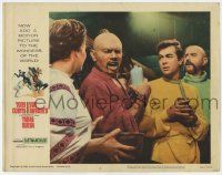 2f928 TARAS BULBA LC #6 '62 angry Yul Brynner with Tony Curtis, Brad Dexter & another man!