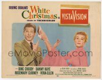 2f982 WHITE CHRISTMAS LC '54 Danny Kaye shows how high Vera-Ellen can lift her leg into the air!