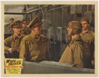 2f985 WING & A PRAYER LC '44 Don Ameche watches Charles Bickford glare angrily at Dana Andrews!