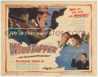 2f504 WIRETAPPER TC '56 Bill Williams in true-life story of Jim Vaus, Why I Quit Syndicated Crime!