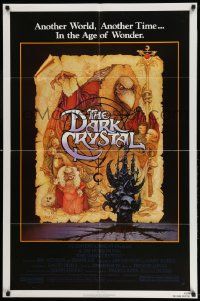 2g203 DARK CRYSTAL 1sh '82 Jim Henson & Frank Oz, Richard Amsel fantasy art!
