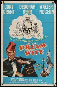 2g248 DREAM WIFE 1sh '53 does gay bachelor Cary Grant choose sexy Deborah Kerr or Betta St. John!
