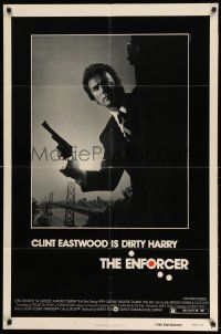 2g265 ENFORCER 1sh '76 photo of Clint Eastwood as Dirty Harry by Bill Gold!
