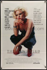 2g570 MEN'S CLUB 1sh '86 great image of sexy smoking blonde Jennifer Jason Leigh!