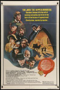 2g591 MURDER BY DECREE 1sh '79 Christopher Plummer as Sherlock Holmes, James Mason as Watson!