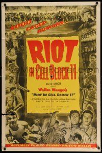 2g709 RIOT IN CELL BLOCK 11 1sh '54 directed by Don Siegel, Sam Peckinpah, 4,000 caged humans!