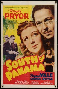 2g785 SOUTH OF PANAMA 1sh '41 Roger Pryor & Virginia Vale in Central America!