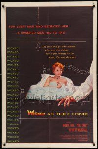 2g950 WICKED AS THEY COME 1sh '56 for every man who betrayed Arlene Dahl, a hundred men had to pay!