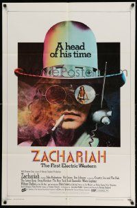 2g996 ZACHARIAH 1sh '71 Don Johnson, the first electric western, he was a head of his time!