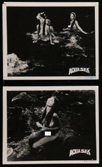 2h951 MERMAIDS OF TIBURON 2 8x10 stills R68 cool images of sexy mermaids, woman sitting in stream!