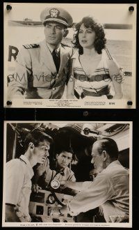 2h963 ON THE BEACH 2 8x10 stills '59 Gregory Peck in uniform & sexy Ava Gardner, Anthony Perkins!