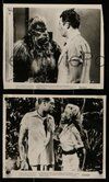 2h647 BRIDE OF THE GORILLA 5 from 8x9.5 to 8x10 stills '51 Barbara Payton, Burr, Conway, wacky ape!