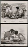 2h727 JUNGLE BOOK 4 8x10 stills '67 Disney, great cartoon images of Mowgli & his friends!