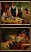 2h084 McCONNELL STORY 6 color 8x10 stills '55 Alan Ladd, pretty June Allyson, James Whitmore!