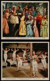 2h126 SEVEN BRIDES FOR SEVEN BROTHERS 3 color 8x10 stills '54 Jane Powell & Howard Keel, musical!
