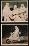 2h075 SINGING NUN 7 color 8x10 stills '66 great images of nun Debbie Reynolds, Sullivan, Moorehead!