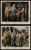 2h123 YANKEE BUCCANEER 4 color 8x10 stills '52 great images of pirate Jeff Chandler & Suzan Ball!