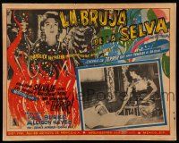 2j303 DISEMBODIED Mexican LC '57 sexy female voodoo witch doctor Allison Hayes in border & inset!
