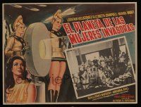 2j342 PLANET OF THE FEMALE INVADERS Mexican LC '66 country of origin for this grade Z Mexican film!