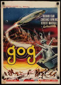 2k276 GOG Belgian '54 sci-fi, wacky Frankenstein of steel robot destroys its makers!
