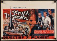 2k281 JOURNEY TO THE SEVENTH PLANET Belgian '61 they have terrifying powers of mind over matter!