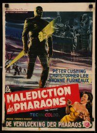 2k282 MUMMY Belgian '59 Terence Fisher Hammer horror, Christopher Lee as the monster!