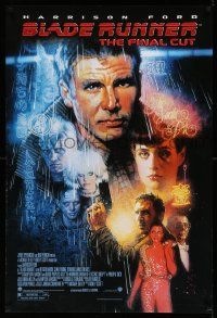 2k142 BLADE RUNNER 1sh R07 Ridley Scott sci-fi classic, art of Harrison Ford by Drew Struzan!