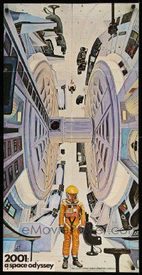 2k123 2001: A SPACE ODYSSEY 20x40 commercial poster '68 Stanley Kubrick, sci-fi art by McCall!