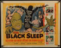 2k004 BLACK SLEEP 1/2sh '56 Lon Chaney Jr., Bela Lugosi, Tor Johnson, terror-drug wakes the dead!
