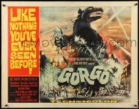 2k022 GORGO 1/2sh '61 great artwork of giant monster terrorizing city by Joseph Smith!