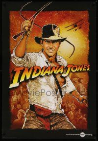 2k176 INDIANA JONES 1sh '12 different art of Harrison Ford by Richard Amsel for AMC!