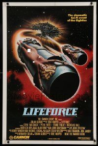 2k183 LIFEFORCE int'l 1sh '85 Tobe Hooper directed, sexy space vampires, cool sci-fi art!