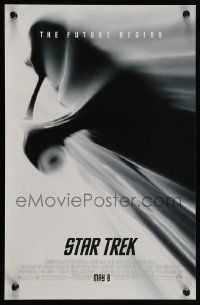 2k135 STAR TREK mini poster '09 J.J. Abrams, cool image of Enterprise, the future begins!