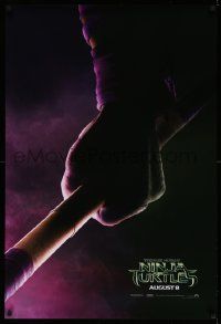 2k213 TEENAGE MUTANT NINJA TURTLES teaser DS 1sh '14 sci-fi fantasy martial arts, Donatello!