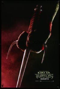 2k216 TEENAGE MUTANT NINJA TURTLES teaser DS 1sh '14 sci-fi fantasy martial arts, Raphael!