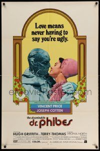 2m473 ABOMINABLE DR. PHIBES 1sh '71 Price, love means never having to say you're ugly
