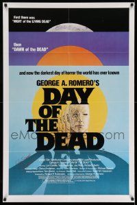 2m048 DAY OF THE DEAD signed 1sh '85 by George A. Romero, Night of the Living Dead zombie sequel!