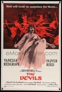 2m576 DEVILS 1sh '71 directed by Ken Russell, Oliver Reed & Vanessa Redgrave!