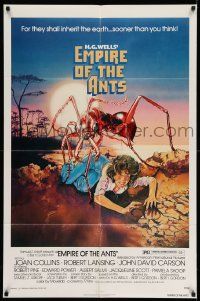 2m591 EMPIRE OF THE ANTS 1sh '77 H.G. Wells, great Drew Struzan art of monster attacking!