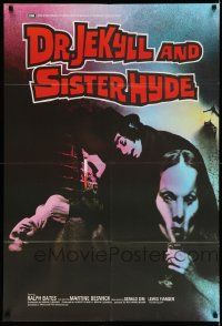 2m583 DR. JEKYLL & SISTER HYDE English 1sh '72 sexual transformation of man to woman takes place!
