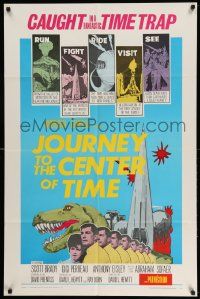 2m668 JOURNEY TO THE CENTER OF TIME 1sh '67 from the valley of monsters in one million B.C.!