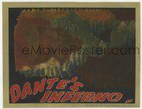 2m286 DANTE'S INFERNO LC '35 wild image of shrouded figures descending to Hell in dream sequence!