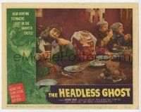 2m306 HEADLESS GHOST LC #7 '59 great c/u of the headless monster sitting at table w/ men eating!