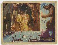 2m325 KING KONG LC R46 Robert Armstrong looks at Bruce Cabot holding beautiful Fay Wray!