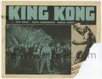 2m326 KING KONG LC #1 R52 Robert Armstrong, Bruce Cabot & the crew face down natives!
