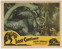 2m331 LOST CONTINENT LC '51 wonderful special effects scene with hunters shooting at brontosaurus!